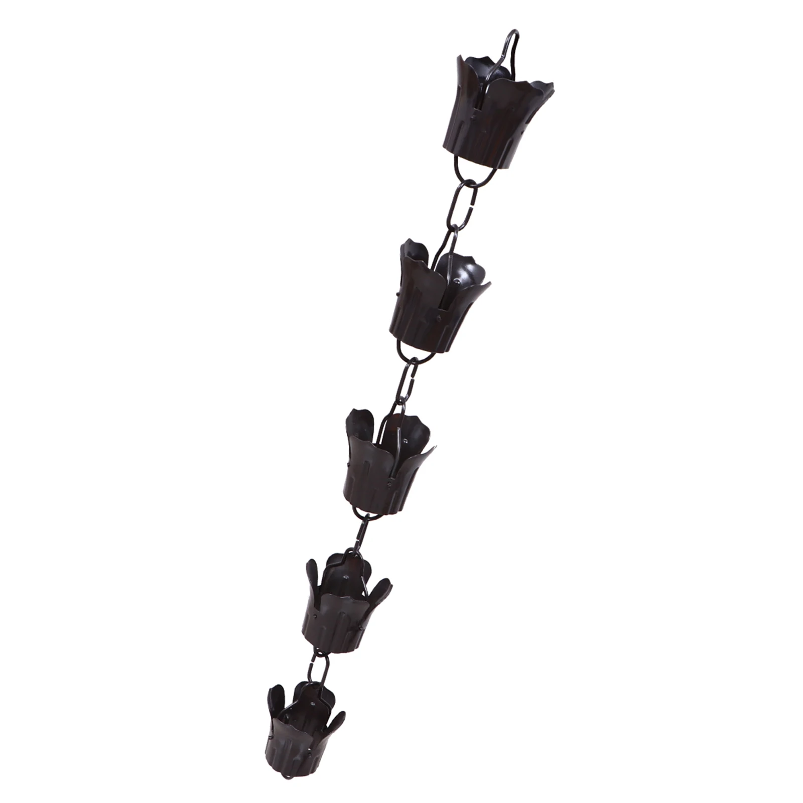 1PC 1M Winter Drainage Chain Copper Rain Chain Building Villa Roof Gutter Rainwater Drainage Rain Gutter Downspout