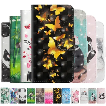 

3D Cartoon Case For Nokia 8.1 7.1 6.1 5.1 3.1 2.1 7 Plus 2018 Cover PU Leather Flip Wallet Case for Nokia 4.2 3.2 2 3 5 6 8 9