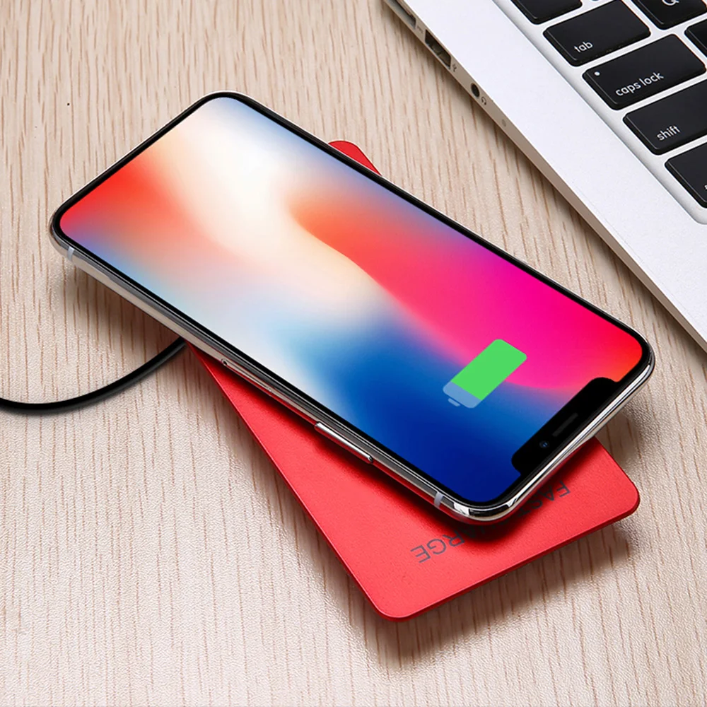 Qi Wireless Charger Pad Stand Dual Coils For iPhone 8 X Wireless Fast Charging Dock For Samsung Galaxy S9 S8 Plus Note 8 S7 Edge
