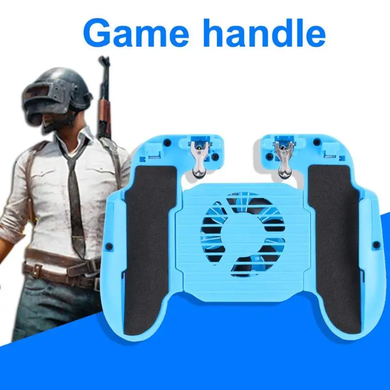 VODOOL H5 Mobile Gaming Gamepad For PUBG Mobile Phone Cooling Fan Joystick Handle Trigger Fire Butt