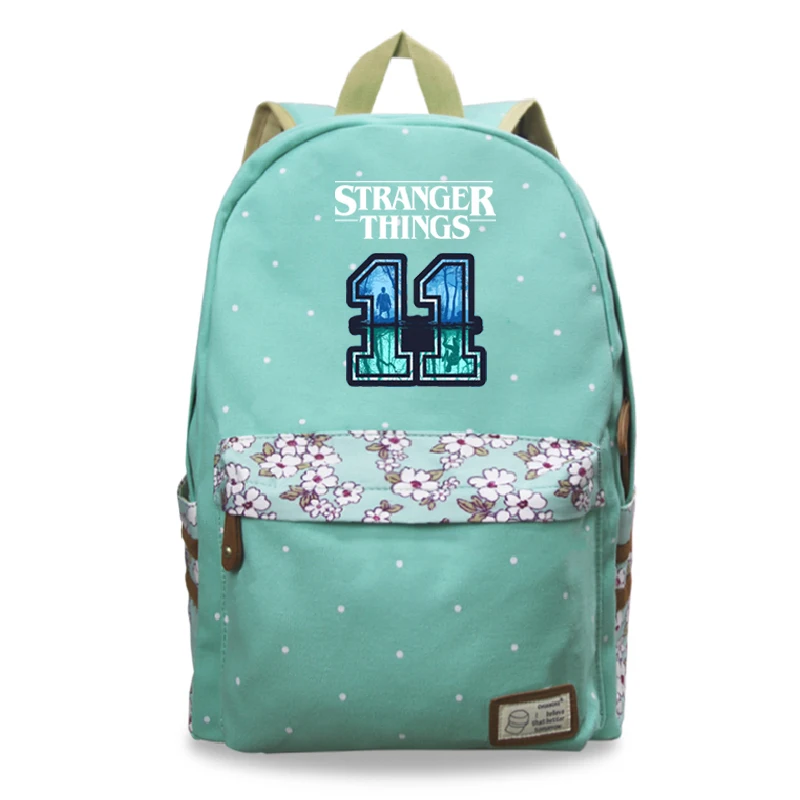 Mochila Stranger Things 8-14 Аниме Рюкзак Tassen Sac Dos Цветочный рюкзак трав плечак ноутбук школьные сумки для девочек-подростков