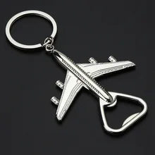 Стиль креативный мультфильм подарок металлический самолет открывалка для бутылок брелок Подвеска экспорт внешней торговли горячие продажи