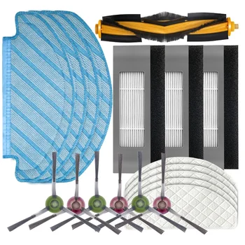 

Top Sale 19Pcs Filter Brush Mop Cloth Set for Ecovacs Deebot Ozmo T8 Vacuum Cleaner Parts Brushes Filter Accessories