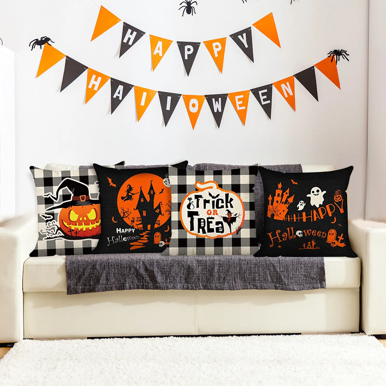 Halloween Art Picture Pillow Case Home Decoration Cushion Cover наволочки декоративные decoracion hogar moderno | Дом и