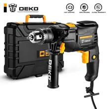 DEKO – tournevis électrique 220V, 2 fonctions, marteau rotatif, perceuse, outils électriques, outils électriques (série DKIDZ)