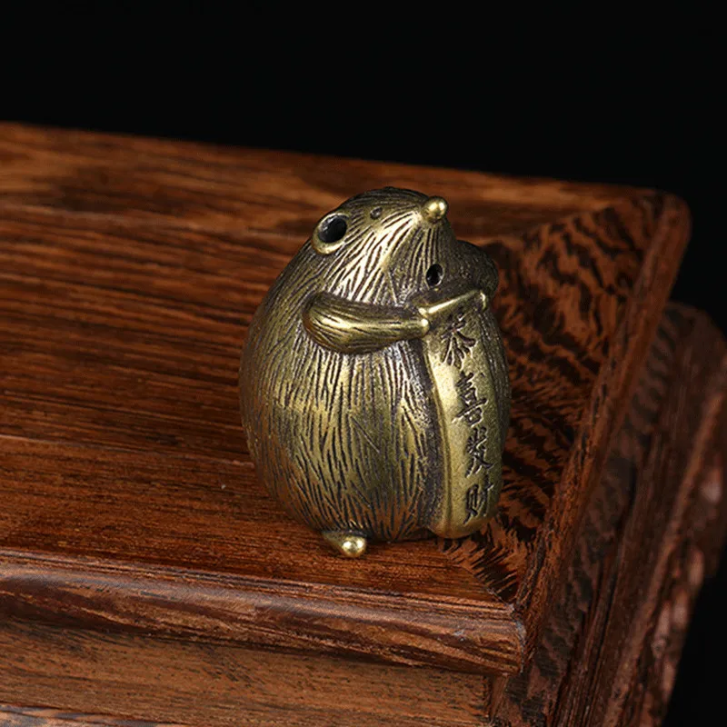 lucky mouse brass ornament (2)