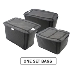 Premium Rear Luggage Top Box Case Inner Bag Cover for Adventure Motorcycles (One Set)