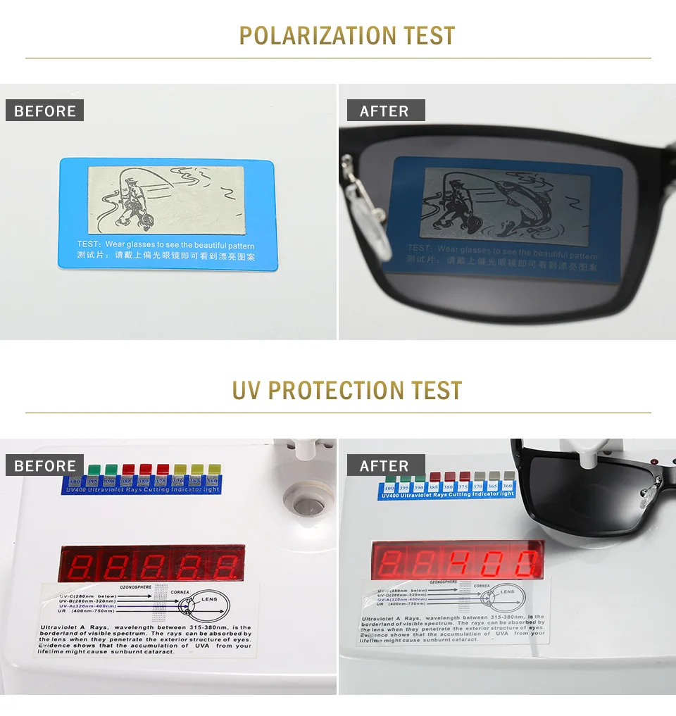 High Quality Mens Aluminum Sport Sunglasses Wrap-Around Rectangle Polarized Sun Glasses for Men Driving Sunglass Anti-glare 5089