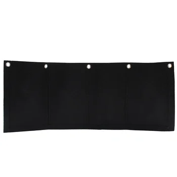 

New Non-woven Fabrics Horizontal Hanging Wall Garden 4 Pockets Planting Bags Seedling Wall Planter 65x26cm