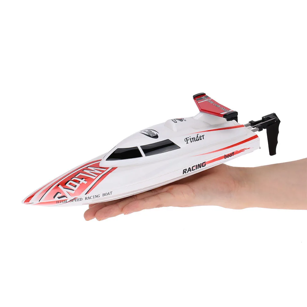 WL911 2,4 г дистанционное управление высокая скорость 24 км/ч RC лодка игрушечные кораблики Модель Катера для детей Взрослые хобби гоночная лодка