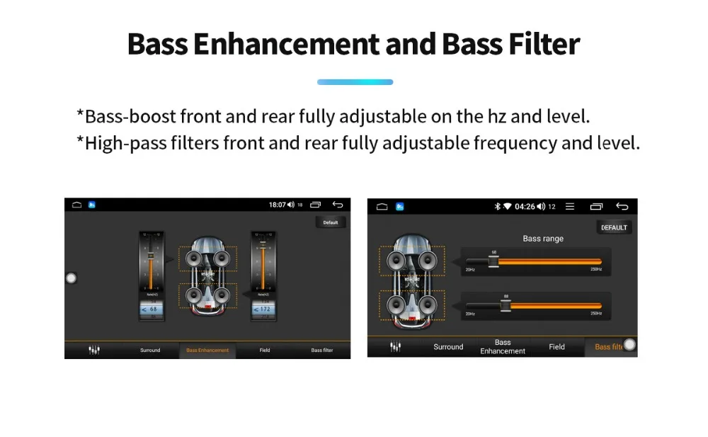 Sale JOYING double 2 din 6.95" car radio Android 8.1 Octa Core with DSP GPS Navigation head unit SWC universal BTstereo audio player 15