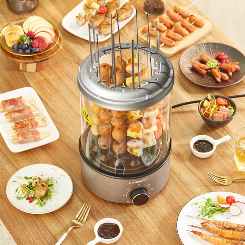 autorotation kebab maquina pequeno fabricante de carne 05