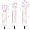 55-75MM Penis Extender Sleeve Thicken Condom Delay Ejaculation Sex Toys For Men Couples Intimate Goods 1