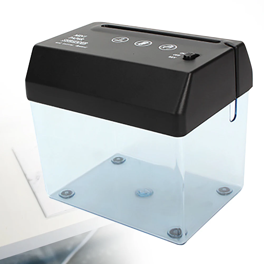 Настольный мини портативный автоматический USB Шредер для бумаги с открывалкой для букв школьная лента двойного назначения машина для резки A6 сложенный A4