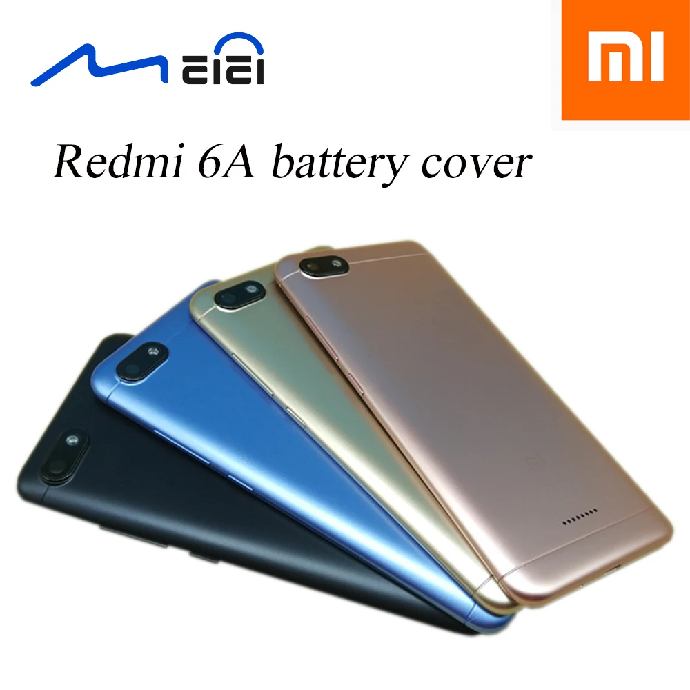 

Xiaomi Redmi 6A Battery Cover housing with lens Case Replacement Housing Door Back Case Spare Parts with free tools