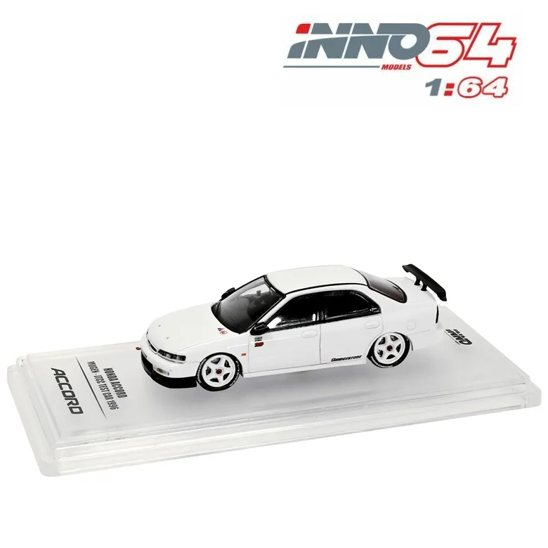

INNO64 1:64 HONDA ACCORD MUGEN JTCC Test Car 1996 White Diecast Model Car