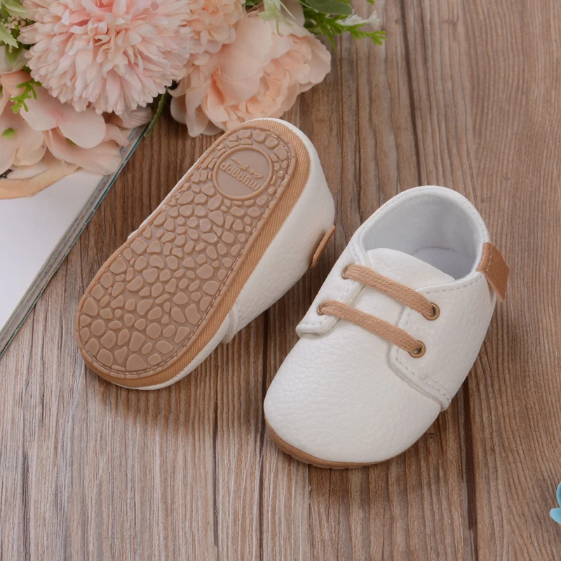 Spring Autumn Casual Baby Boys Casual Shoes Soft TPR Sole Infant Toddler First Walkers Baby Moccasins Booties