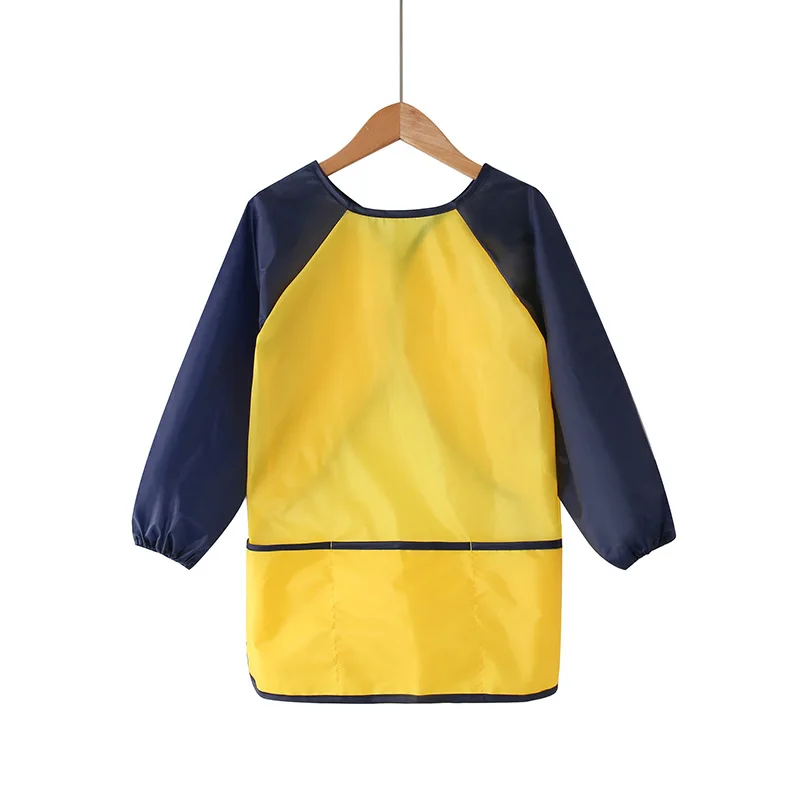 Aprons Pockets for Paint Brush Tool Kids Waterproof Art Craft Apron Smock for Children DIY Painting Drawing Aprons Pockets for Paint Brush Tool Kids Waterproof Art Craft Apron Smock for Children DIY Painting Drawing