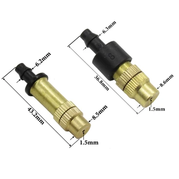 

50PCS Adjustable Sprayer Brass Misting Nozzle Atomizing Sprinkler for Mini Drip Garden Watering Irrigation Spray