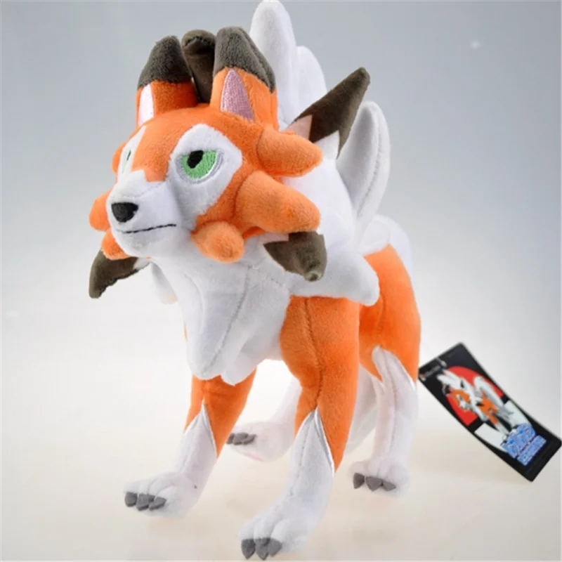 Pokemon Plush Lycanroc Peluches Cute Plush Toys for Children 30cm Soft Stuffed Pokemon Plush Toys Dolls for Kids Christmas Gifts