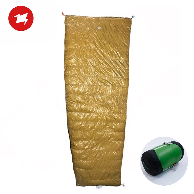 Aegismax Light Long Outdoor Camping Envelope Down Sleeping Bag 800fp