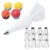 6-24 Pcs Set Pastry Bag and Stainless Steel Cake Nozzle Kitchen Accessories For Decorating Bakery Confectionery Equipment 7