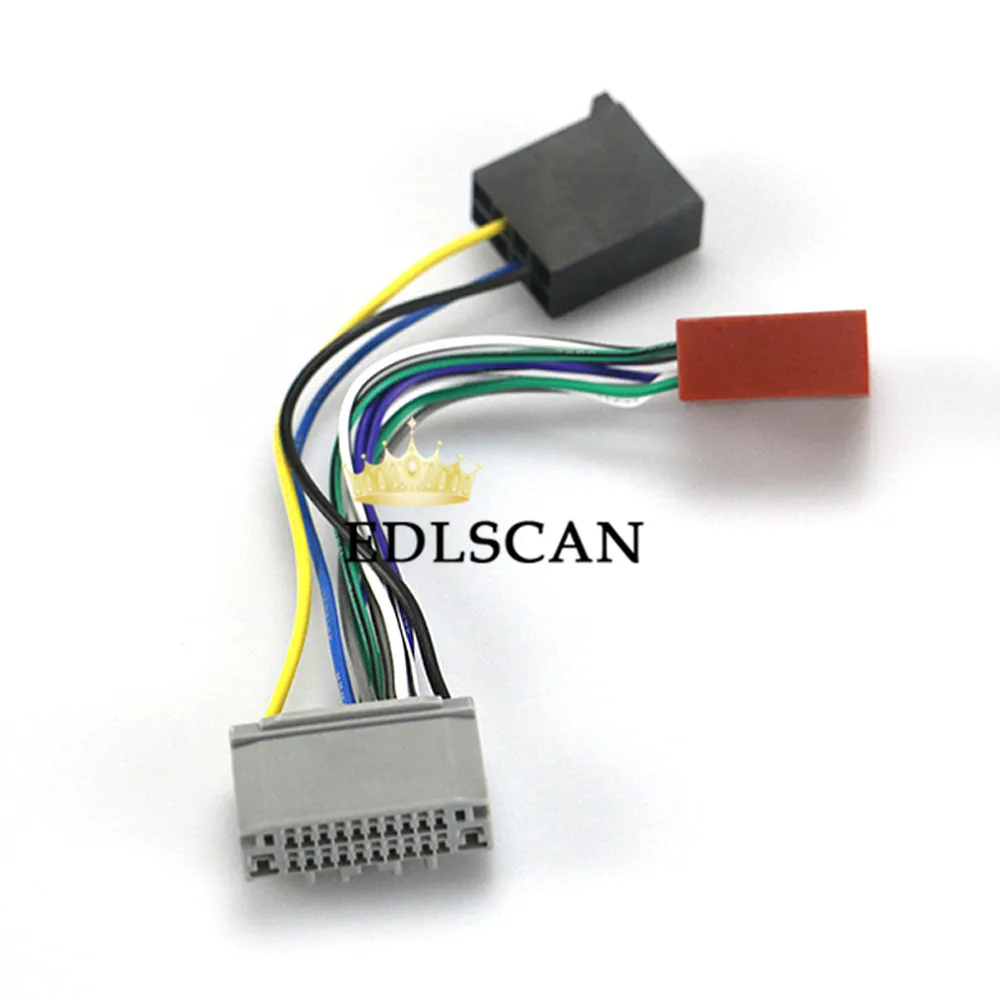 EDLSCAN 12-134 АВТО ISO Радио адаптер для Wrangler autostereo ISO жгут проводов разъем 12-134