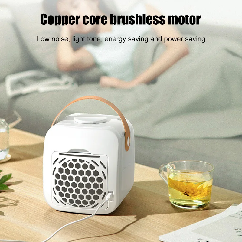 

Personal Air Cooler 3 in 1 Portable Mobile Air Conditioner Humidifier Purifier Table Fan Home PI669