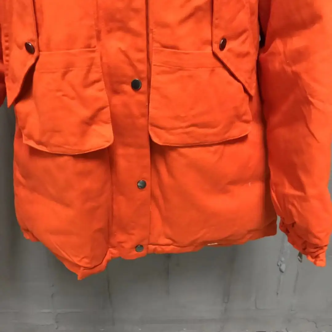 

Sweet Orange Hooded Large Version of Cotton Coat BS