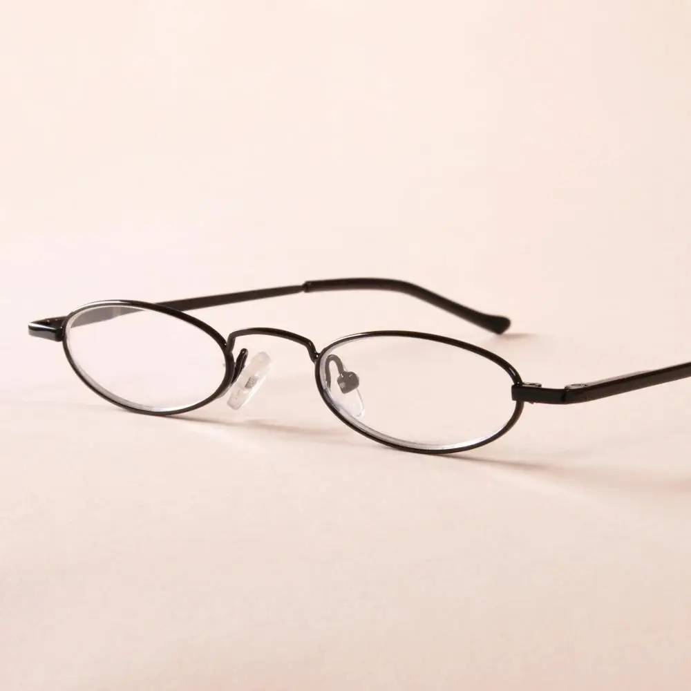 MEESHOW, очки для чтения из нержавеющей стали, женские, мужские, круглые очки, алюминиевый чехол, европейская карманная Пресбиопия+ 1,0+ 1,5+ 1,75 R1004