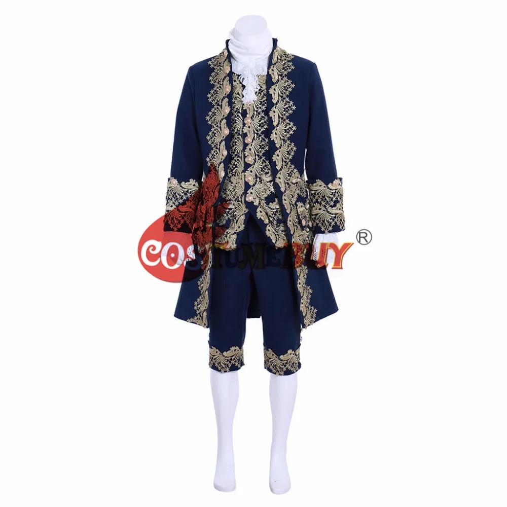 Costumebuy 18-й Британский Костюм Принца Ретро рококо аристократ костюм Marie джентльмен средневековый мужской костюм на заказ