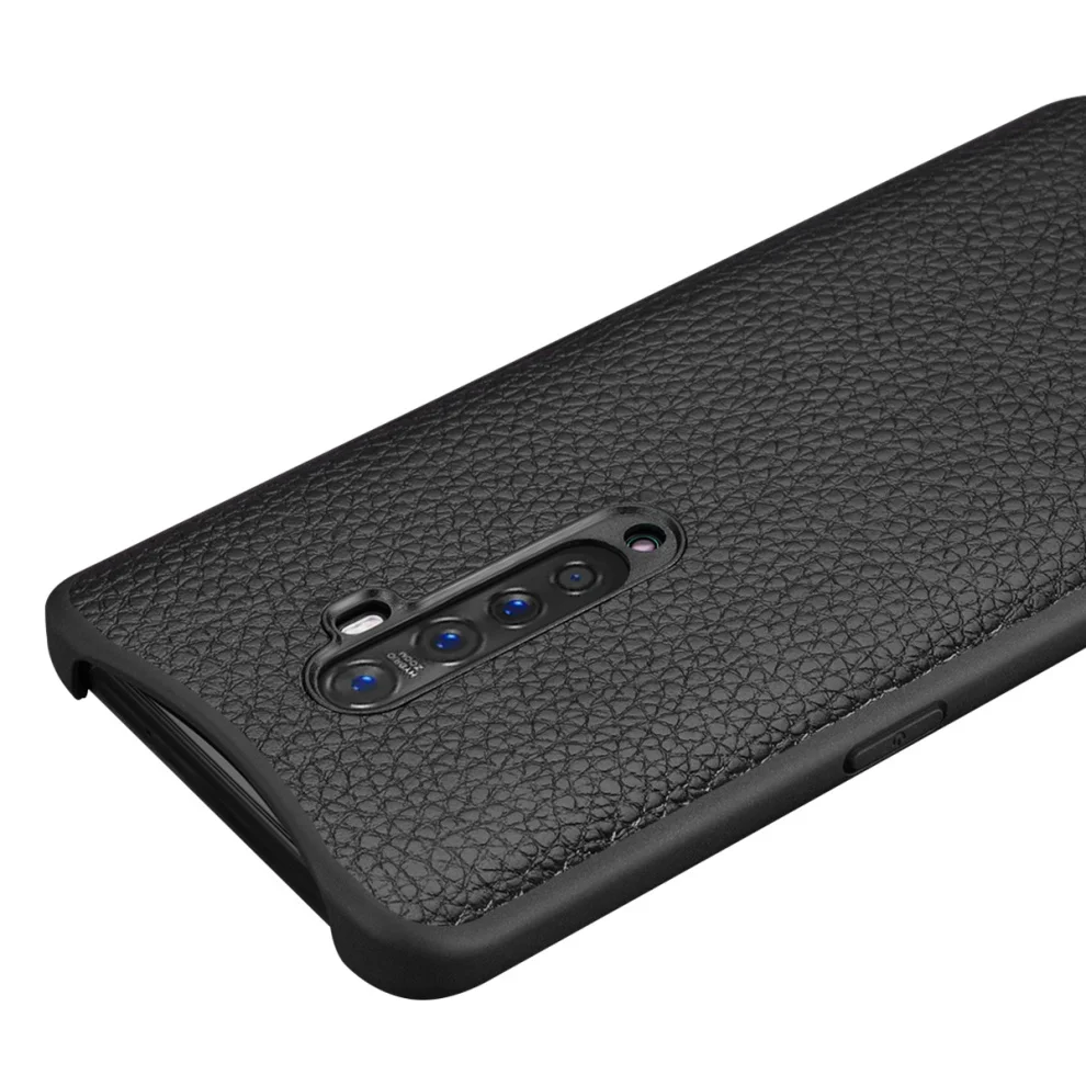 Ультратонкий чехол из натуральной кожи и силикона для OPPO Reno/10x zoom/Reno2, винтажный противоударный чехол для телефона OPPO Reno 2