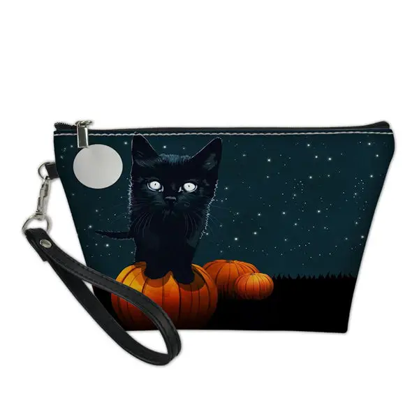 CDWX4136Z8 HaoYun Модные женские косметички из искусственной кожи черные кошки шаблон Путешествия косметический несессер мультфильм мешок с нарисованным животным набор туалетных принадлежностей - Цвет: CDWX4136Z8