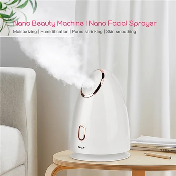 

Electric Facial Cleaner Beauty Face Steaming Device Facial Steamer Machine Nano Mist Humidifier Thermal Sprayer Skin Care Tool40