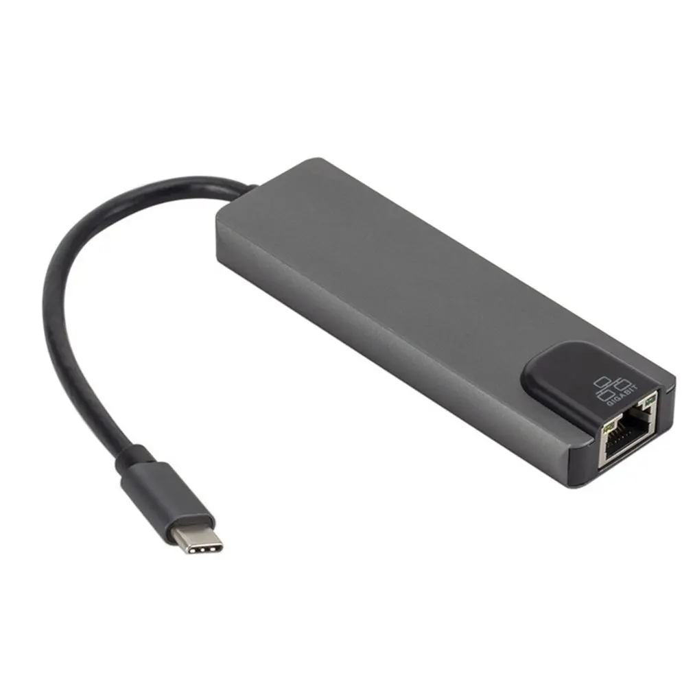 5 в 1 концентратор USB Type C Hdmi 4K USB C концентратор для Gigabit Ethernet Rj45 Lan адаптер 4K* 2K USB3.1 многофункциональный конвертер