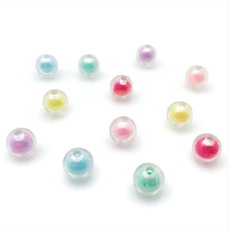 

Popular 8 MM Round Coloful Acrylic Loose DIY Jewelry Accessoriess Beads Fit For Handmade Jewelry 100 pieces y15779