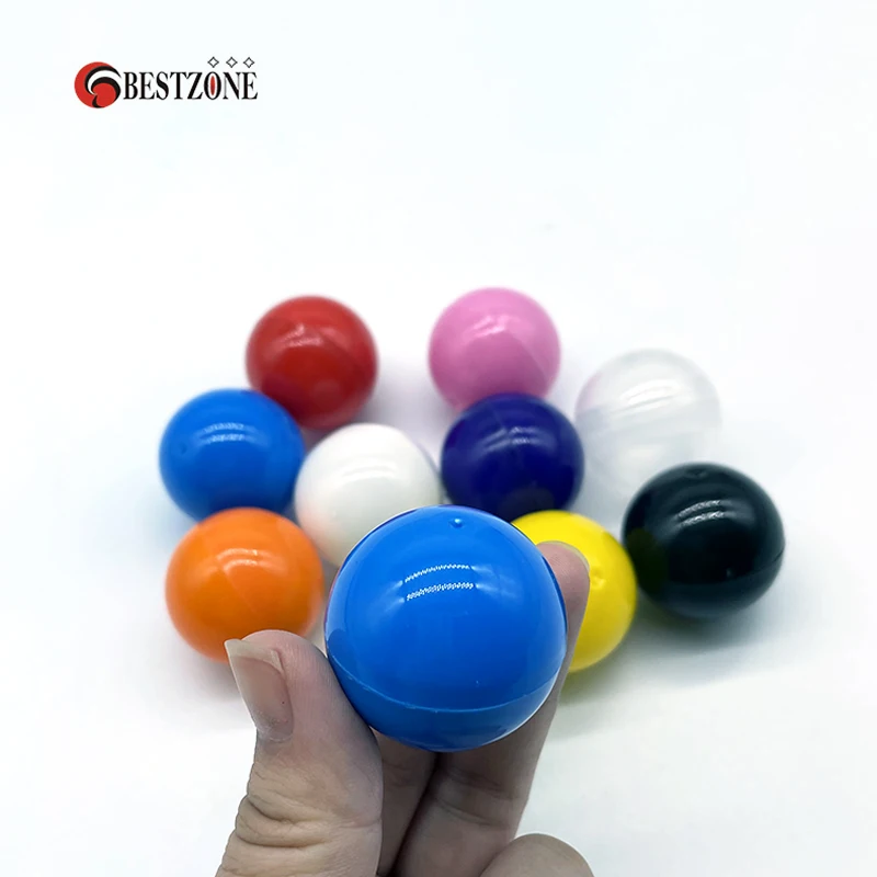50Pcs 32MM Plastic PP Empty Vending Toy Capsule Colorful Surprise Ball Kids Container Eggshell Decoration For Vending Machine 5
