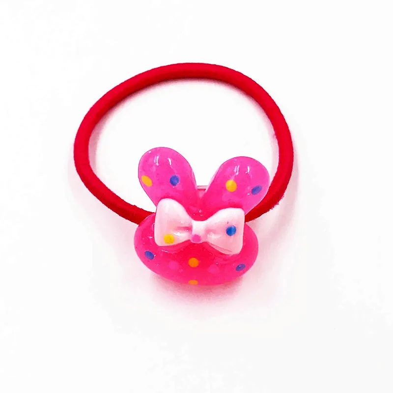 Тёмно-синий 1PCS Candy Cake Ice cream Girls Hairbands Kids Elastics Hair Bands Hair Accesorios Children Hair Rope Headwear hair ties - Цвет: Тёмно-синий