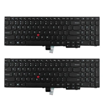 

2 Pcs Replacement Laptop US English Layout Keyboard For Lenovo Thinkpad E555 E550 Keyboard High Quality