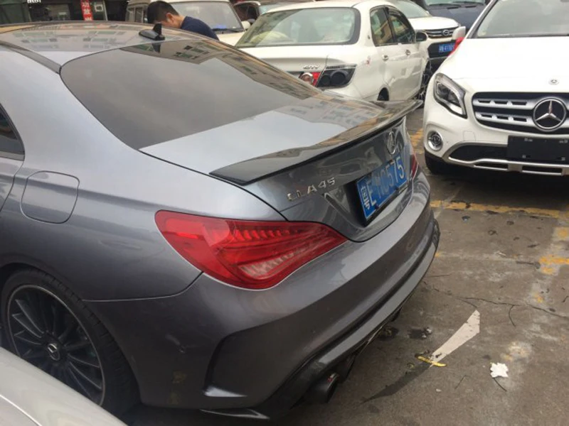 Спойлер для Mercedes CLA CLA45 W117 C117 задний спойлер из углеродного волокна Cla 200 250 260 Renntech