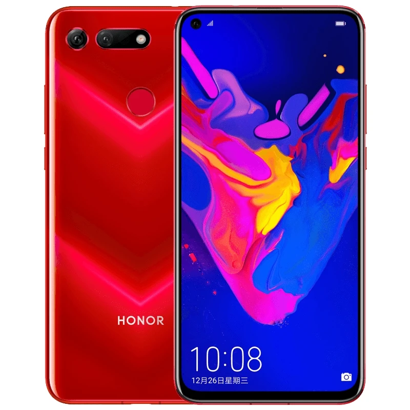 Стоковый мобильный телефон Honor V20 View 20, экран 6,4 дюйма, аккумулятор 4000 мАч, жидкостное охлаждение, Kirin 980, Android 9,0, смартфон NFC