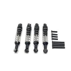 MN Model D90 D91 D96 MN98 99S WPL RC Car Spare Parts, a Set of 4 Metal Upgrade Shock Absorbers, Three Colors