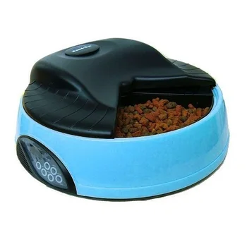 

FEED-EX automatic feeder for cats and dogs in the 4 feeding with LCD display and container for Feed-Ex ice blue