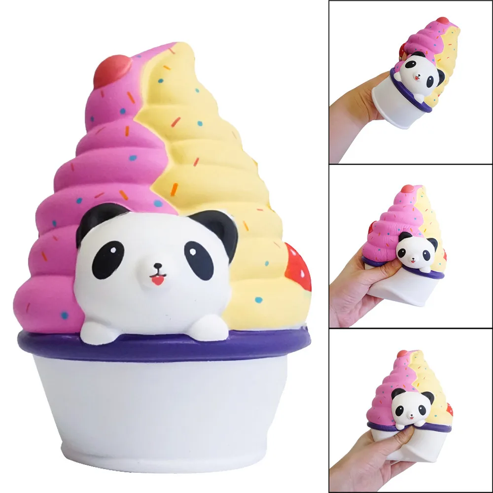 Squishies панда мороженое ароматический крем медленно поднимающаяся сжимающая игрушка для снятия стресса детская забавная игра игрушки детские игрушки для мальчиков и девочек
