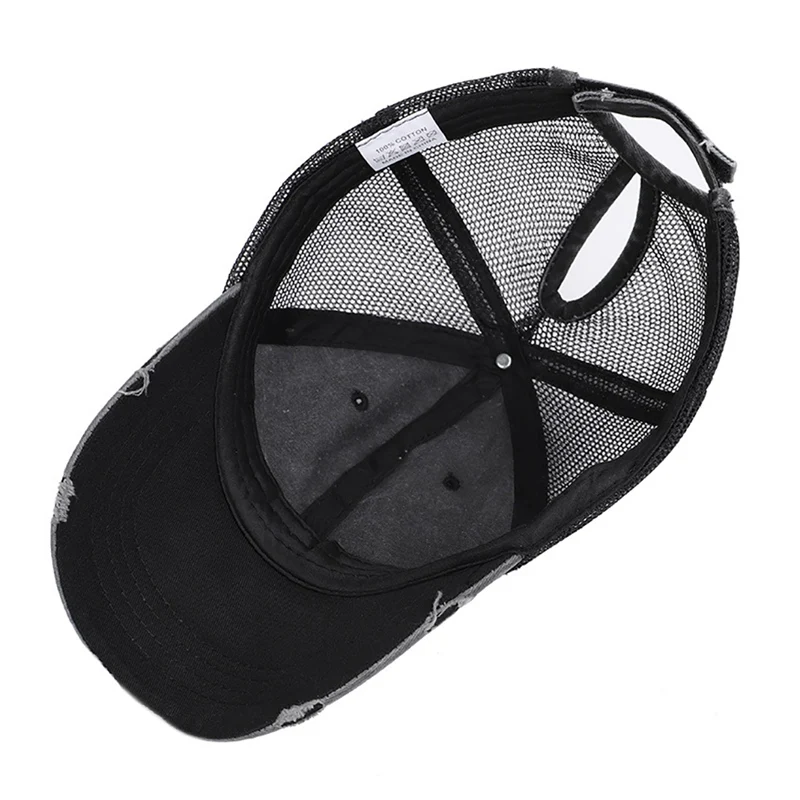 Messy High Bunswear бейсболки для мужчин и женщин Snapback хип-хоп летняя сетчатая шляпа от солнца регулируемая