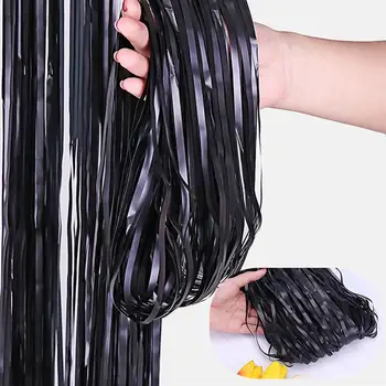 

4pcs Bachelorette Party Backdrop Curtains Thicken Tassel Drizzle Party Decor Plastic Curtain Photo Props Backdrop For Wedding A2