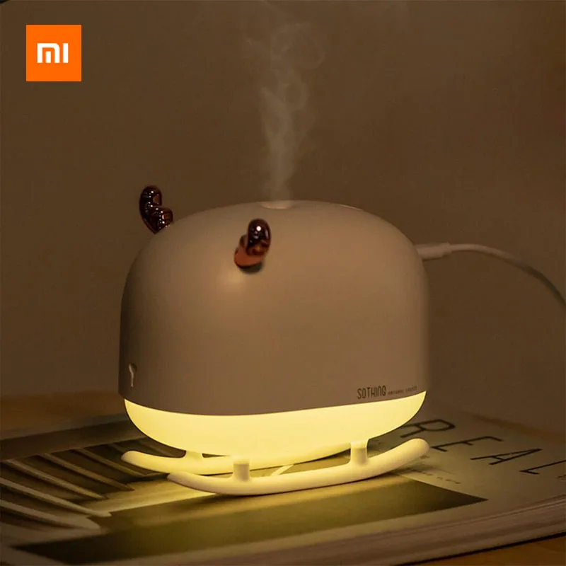 

Xiaomi Mijia SOTHING Deer Shape Atmosphere Humidifier 260ml Silent Humidification MICRO USB Charging Night Light Christmas Gifts