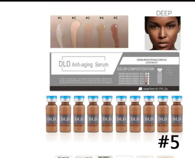 10pcs BB Cream 5 30 комплектов/партия. 5 мл отбеливающая сыворотка BB крем shine Meso shine сыворотка BB крем база красота салон косметический макияж Жидкий foundatio - Цвет: 10pcs BB Cream 5
