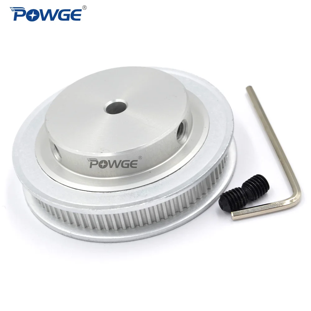 Timing Pulley POWGE 80 Teeth 2GT Timing Pulley Bore 6/6.35/8/10/12/14/15/16/17/19/20mm for GT2 Open Synchronous belt width 6/10mm 80Teeth 80T