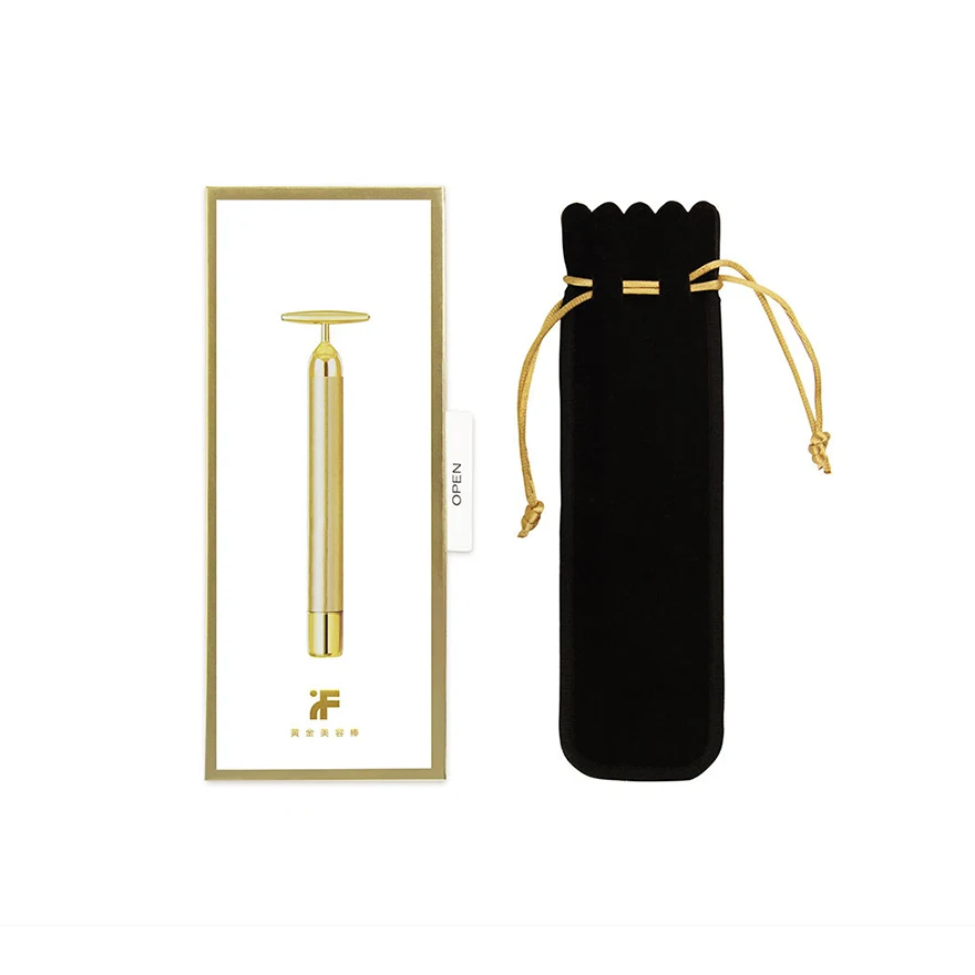 Массажная головка inFace Gold Beauty Bar с позолоченным покрытием для лифтинга лица